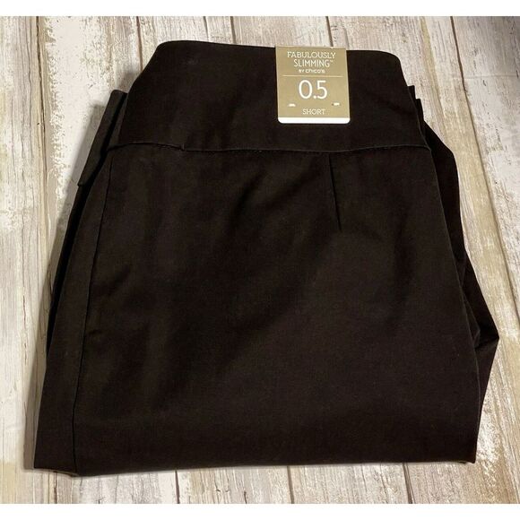 Chico's Pants - CHICO'S NEW $89 Fabulously Slimming 4-Way Stretch Pant‎ Brown Size 0.5 Short(6)